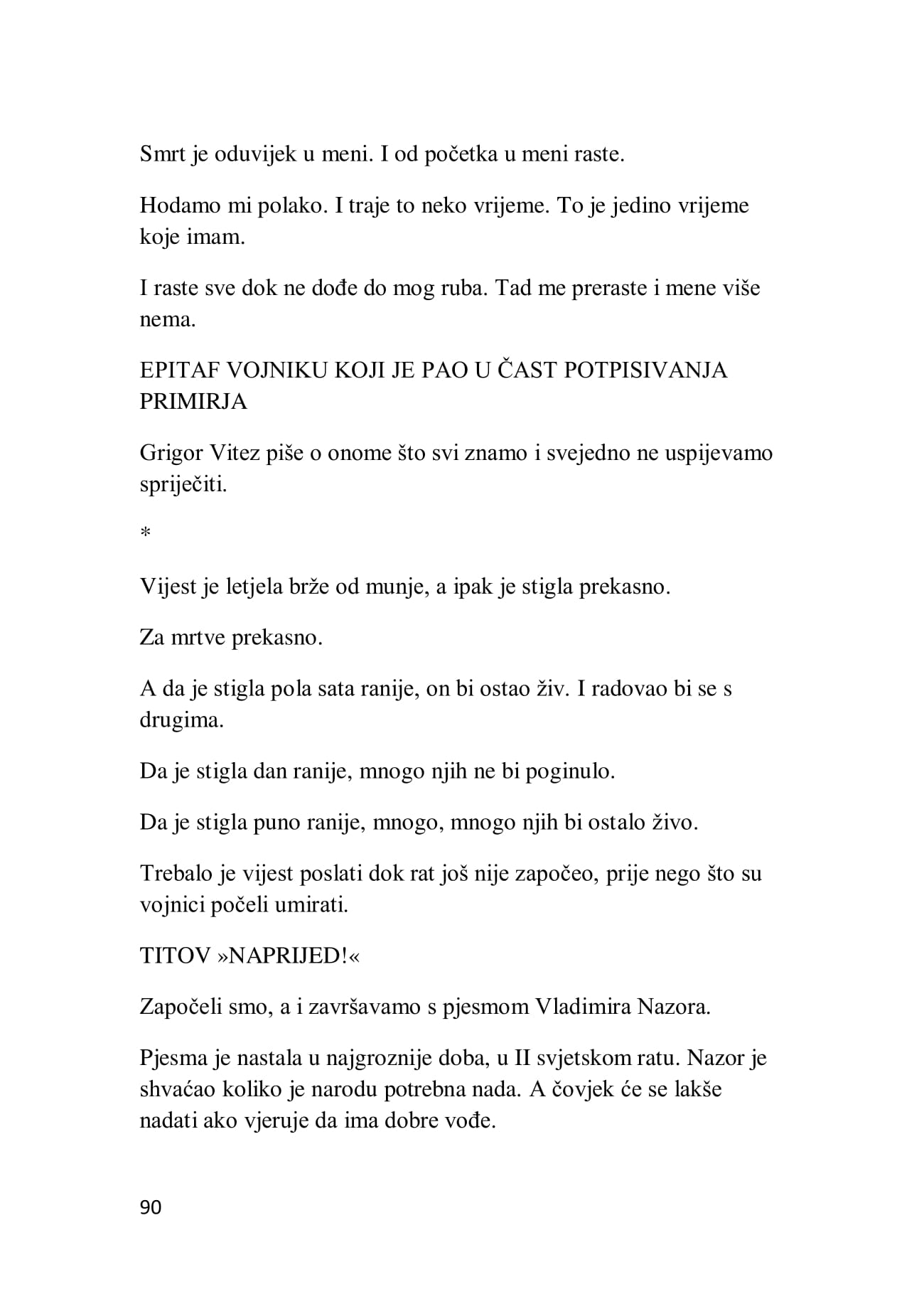 Price iz nasih krajeva - 90